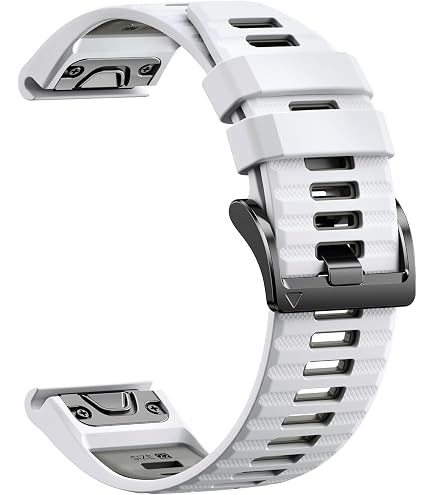 Amazon.com: Garmin QuickFit 22 Watch Band - White with Black